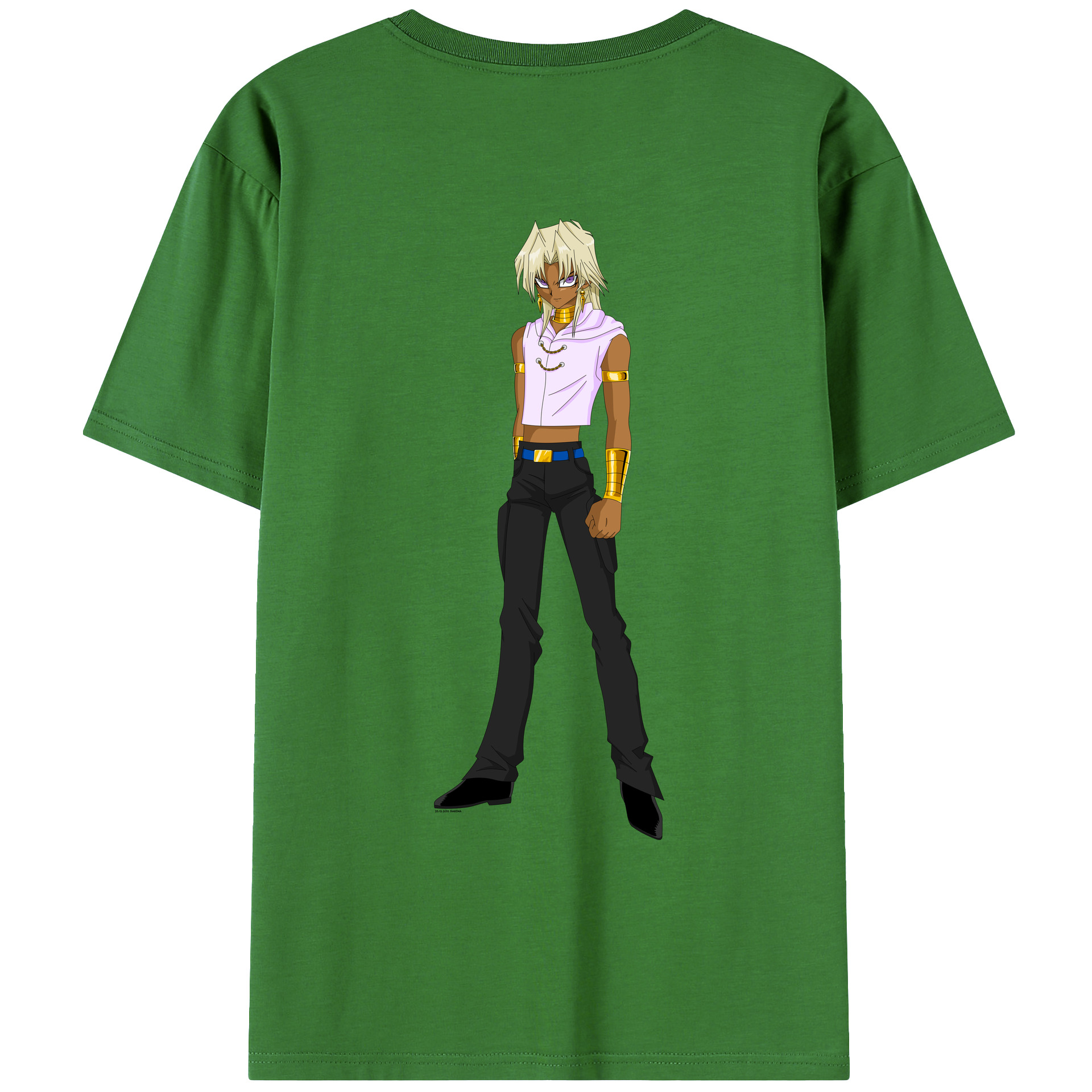 （画像用） 遊☆戯☆王 Yu-Gi-Oh! レディース半袖Tシャツ(バックプリント)